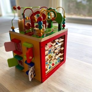 Battat Wooden Farm Activity Cube